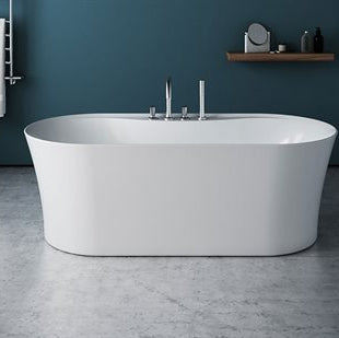 Bain Opus Alto FLEURCO blanc, couvre-drain Blanc