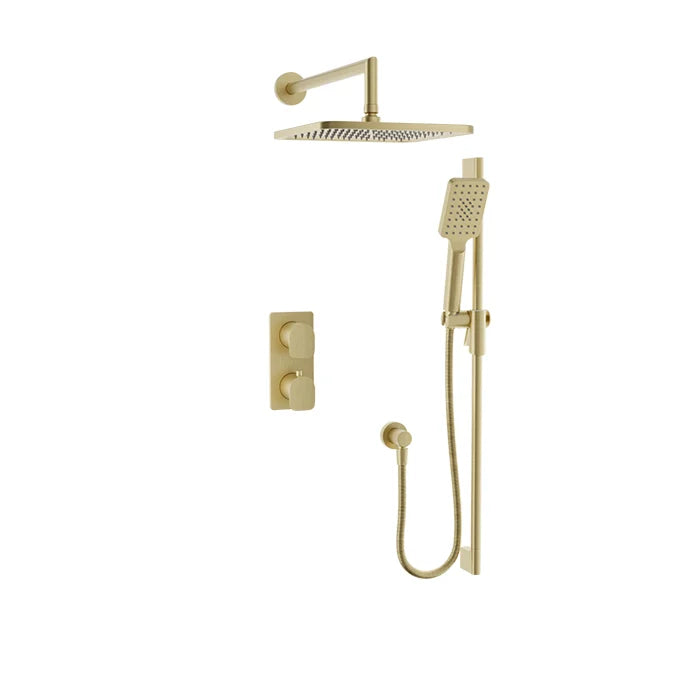 Ensemble complet de douche thermostatique pression équilibrée