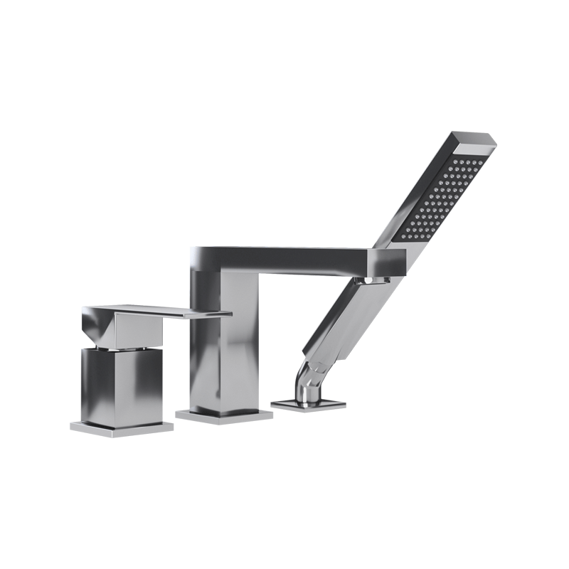Robinet de bain Rubi Quatro 3 morceaux – Chrome