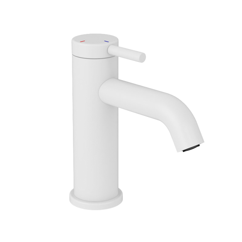 Robinet de lavabo monocommande Rubi Vertigo-mat white