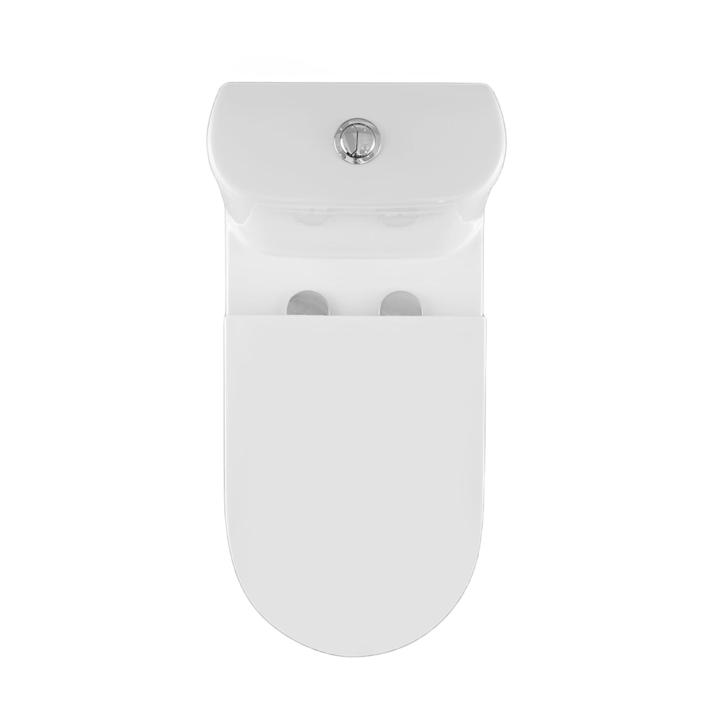 Florence toilette allongée une pièce double chasse 4.1/6L en blanc