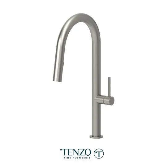 Amador Single-Handle Pull-Down Kitchen Faucet with 2-Function Sprayer in Brushed Gold Finish