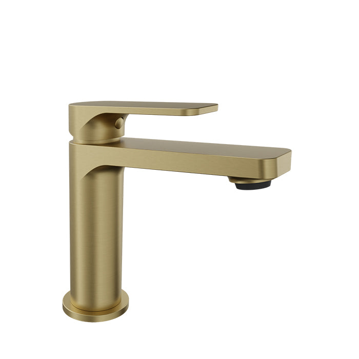 Single-hole lavatory faucet, drain not included