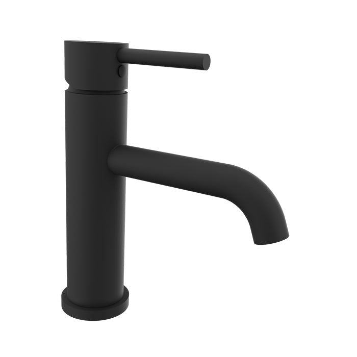 Single-hole basin faucet, pop-up drain included
