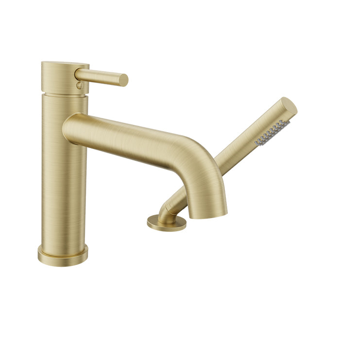 2-Piece Bathtub Faucet with Hand Shower