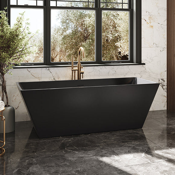 Baignore Aria Calando FLEURCO Noir mat couvre-drain Noire