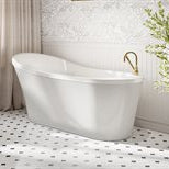 Baignore Opus Mezzo FLEURCO blanc couvre-drain Blanc