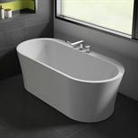 Bain Opus Libretto FLEURCO blanc,couvre-drain Blanc