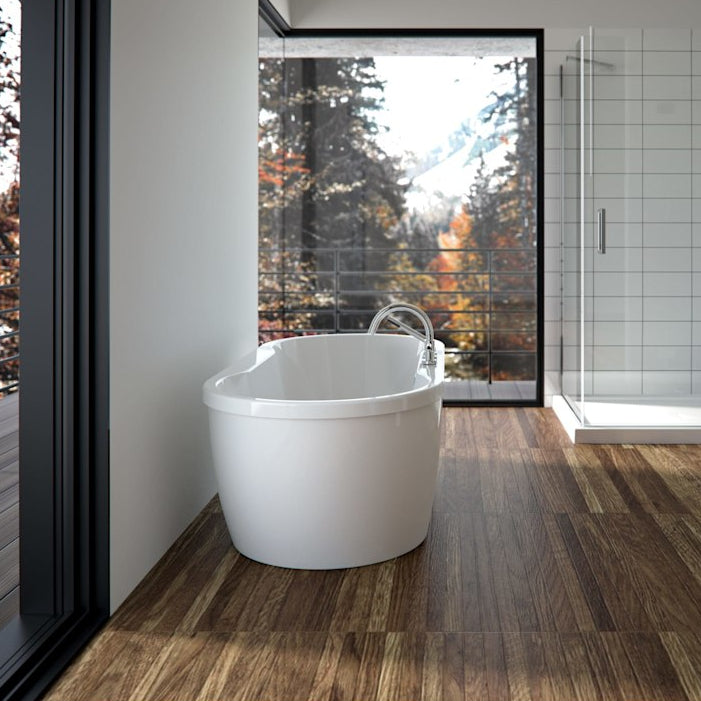 Bain autoportant BERLIN Neptune - blanc