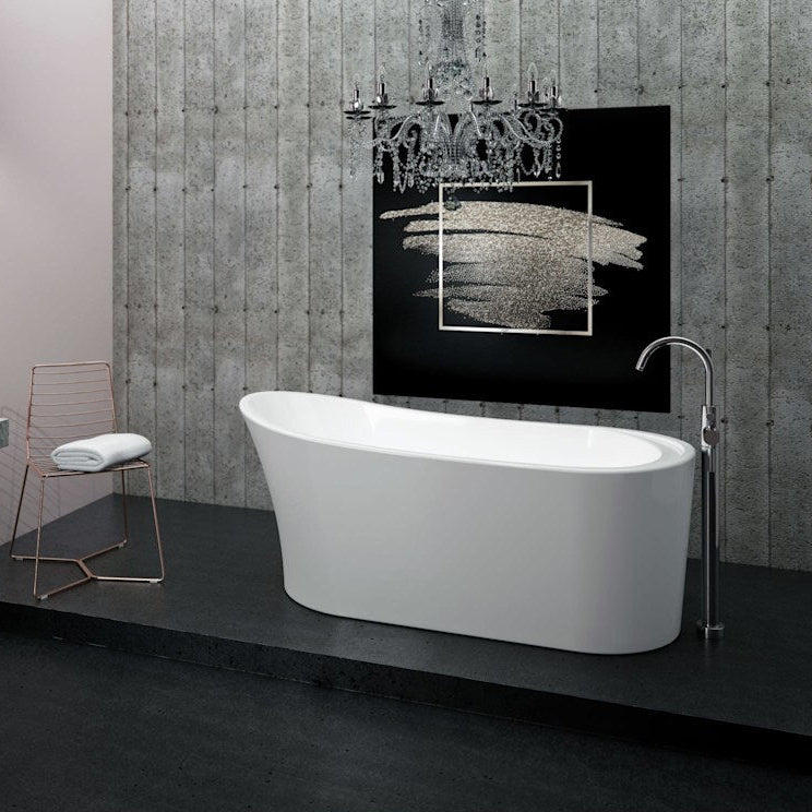 Bain autoportant PARIS Neptune 32 x 66 - Blanc