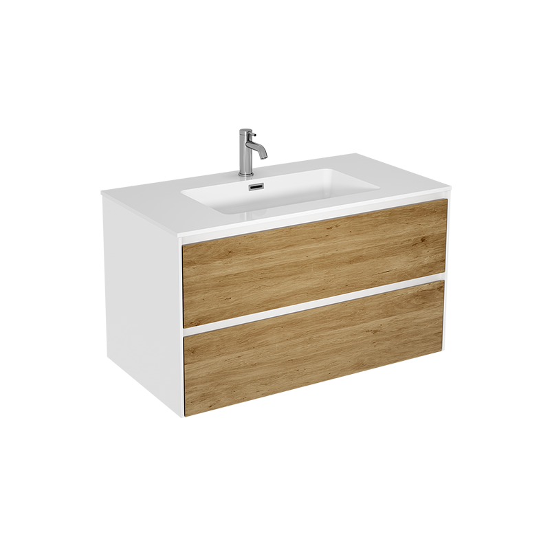 Ensemble vanité murale et lavabo ARIA - RUBI