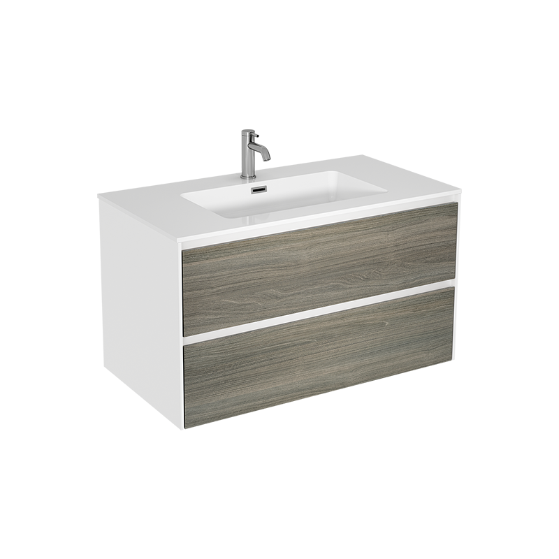 Ensemble vanité murale et lavabo ARIA - RUBI