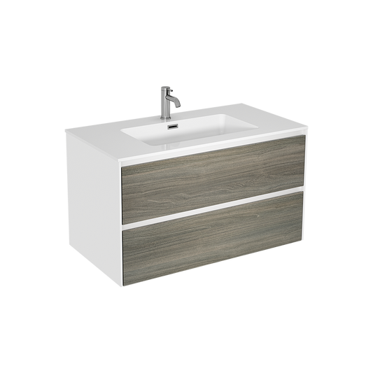 Ensemble vanité murale et lavabo ARIA - RUBI