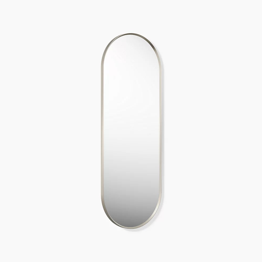 ESSENTIAL Capsule-Shaped Mirror with Frame, 22 in x 60 in