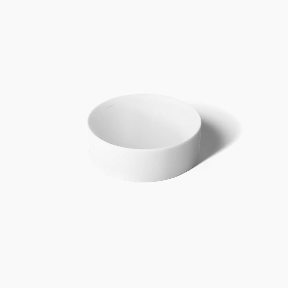 Lavabo de salle de bain VOX en surface rond, 16 1/2 po