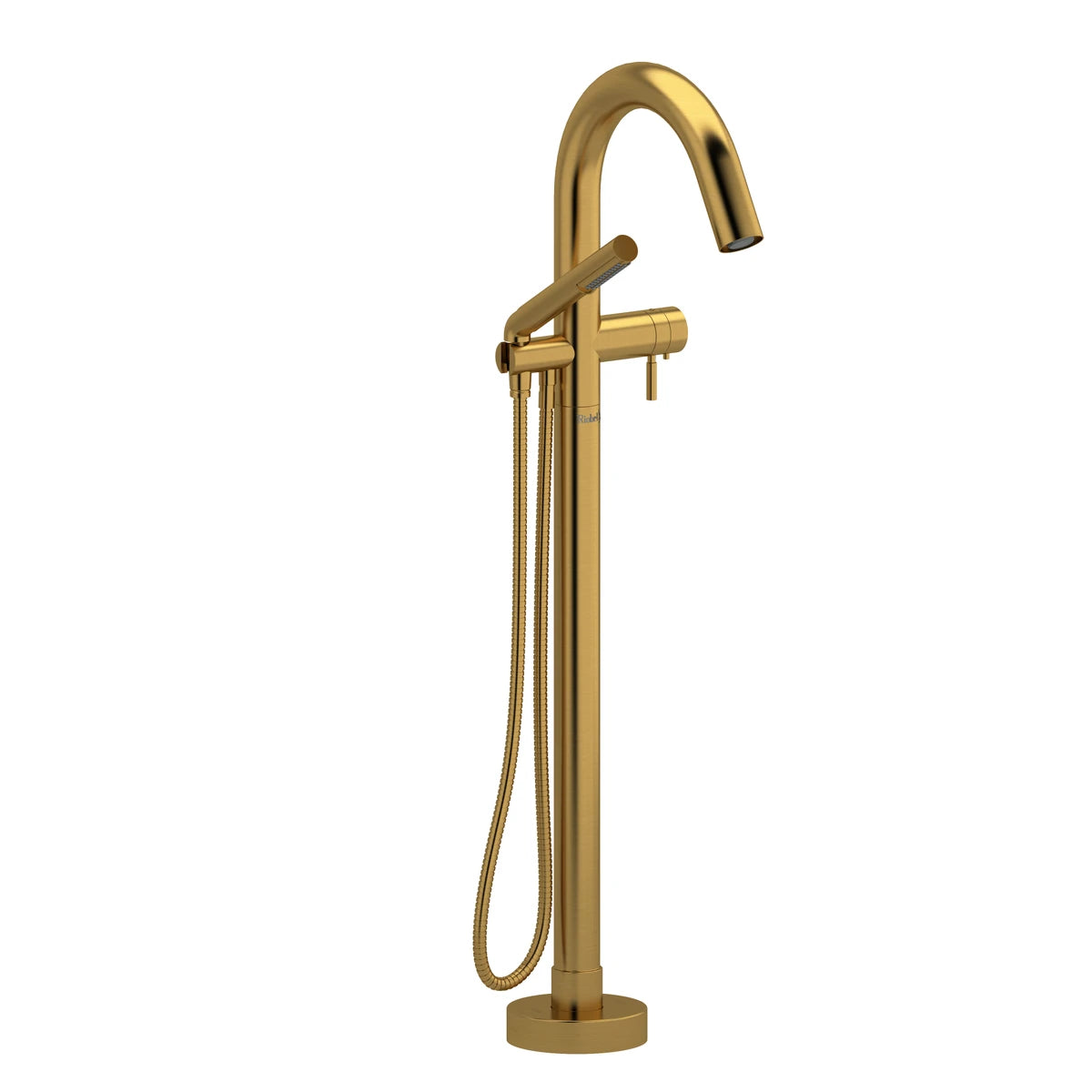 Garniture de robinet de bain RIOBEL monotrou thermostatique fixé au sol RiuMC- Or brossé