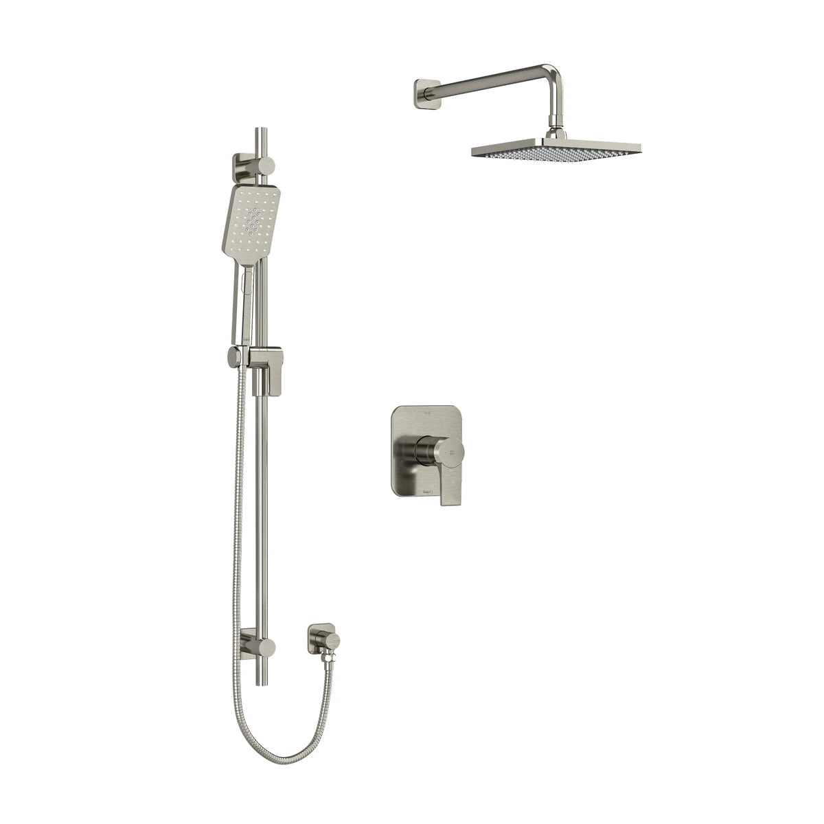 Garniture pour kit de douche RIOBEL FRESK-Nickel brossé