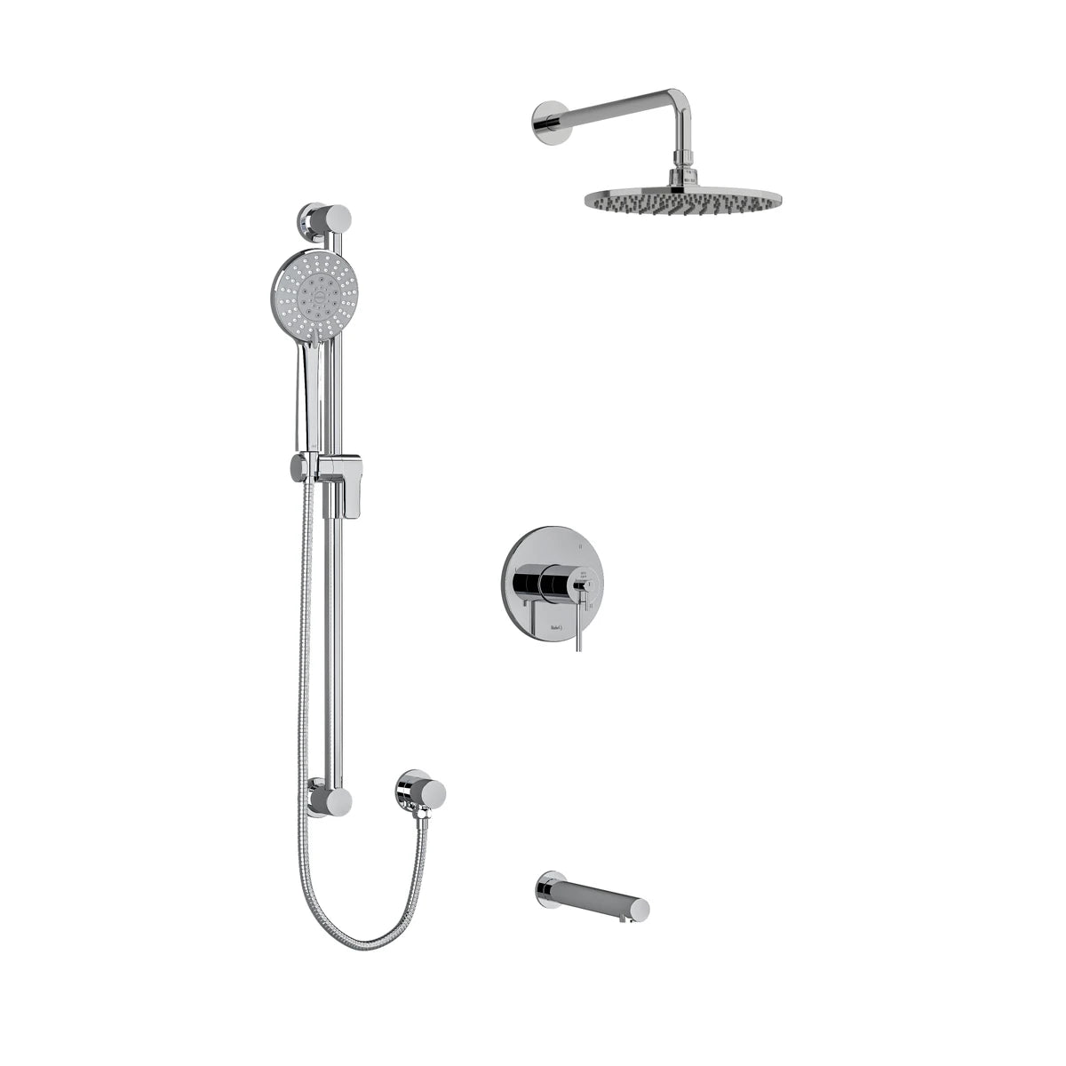 Kit de douche RIOBEL 1345RUTMC brut de valve inclus - Chrome