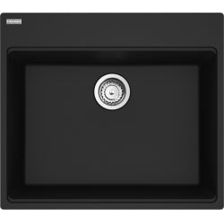 Maris Black Matt Built-in Sink 1 Bowl