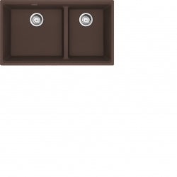 Maris Granite Mocha Double Undermount Sink
