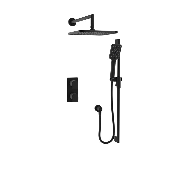 Ensemble complet de douche thermostatique pression équilibrée