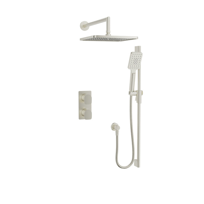 Ensemble complet de douche thermostatique pression équilibrée