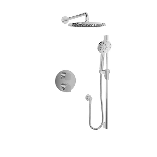 Ensemble complet de douche thermostatique pression équilibrée