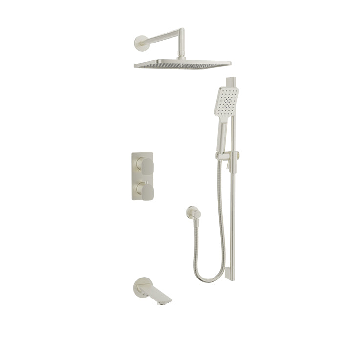 Pressure balanced complete thermostatic unit