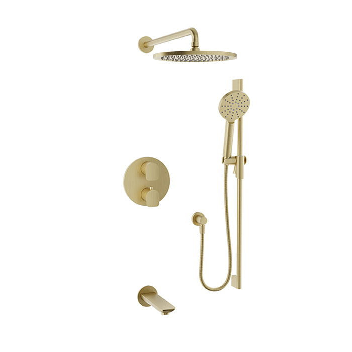 Ensemble complet de douche thermostatique pression équilibrée