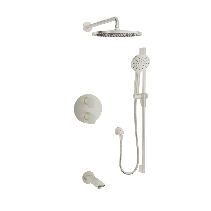 Ensemble complet de douche thermostatique pression équilibrée