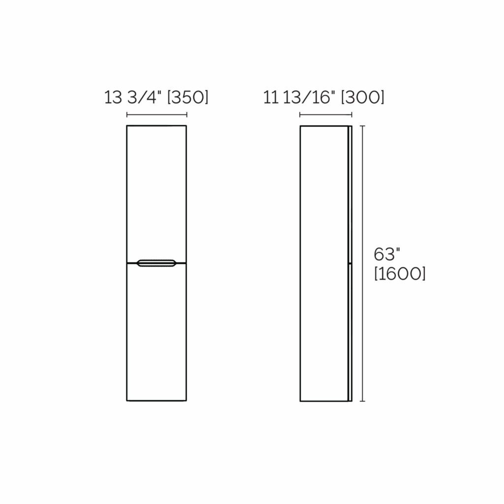 Colonne suspendue RUNWAY Stone touch