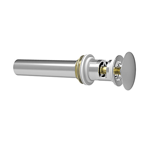 Push Button Type Brass Basin Waste (with overflow)