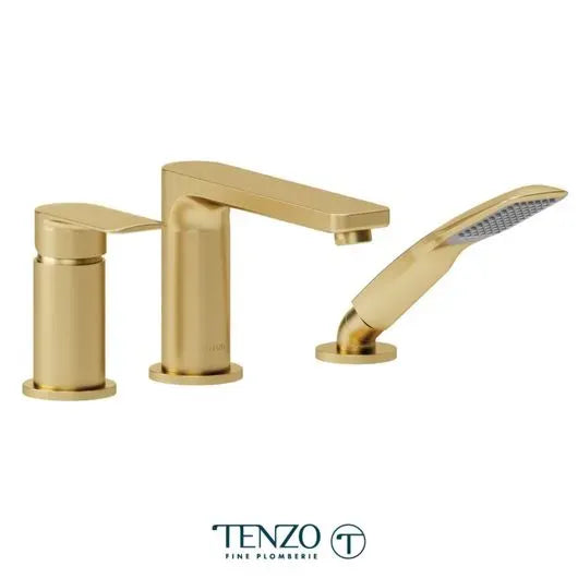Robinet de bain Delano 3 mrx or brossé