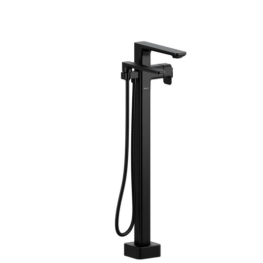 Robinet de bain RIOBEL monotrou thermostatique fixé au sol EquinoxMC - TEQ39-Noir