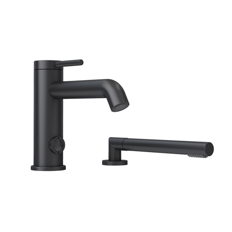 Robinet de bain RUBI VERTIGO 2 morceaux-noir