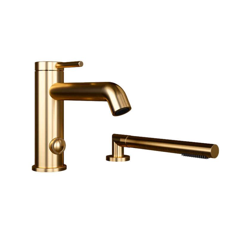 Robinet de bain RUBI VERTIGO 2 morceaux-or 