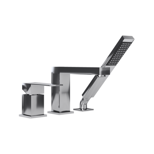 Robinet de bain Rubi Quatro 3 morceaux – Chrome