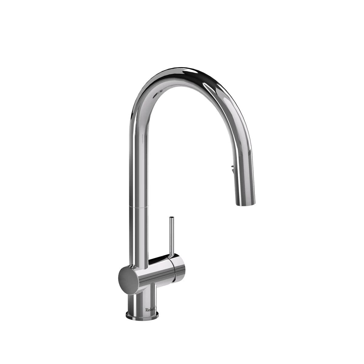 Robinet de cuisine avec douchette rétractable et bec en C  RIOBEL AzureMC - AZ201-chrome