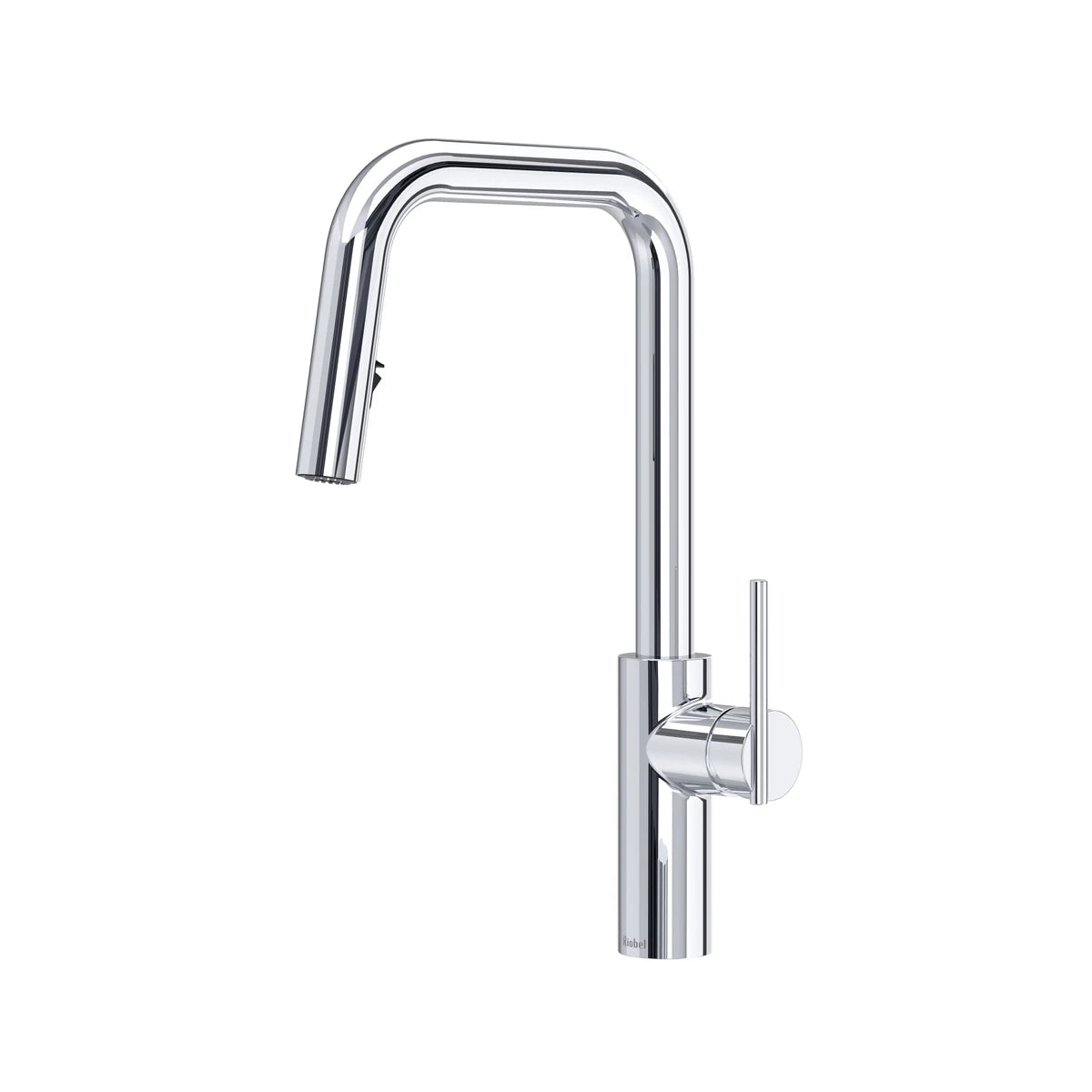 Robinet de cuisine avec douchette rétractable et bec en U RIOBEL LateralMC - LTSQ201-Chrome