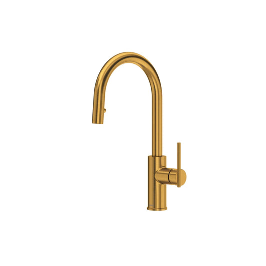 Robinet de cuisine avec douchette rétractable à jet unique RIOBEL AzureMC - LT101 - or brossé