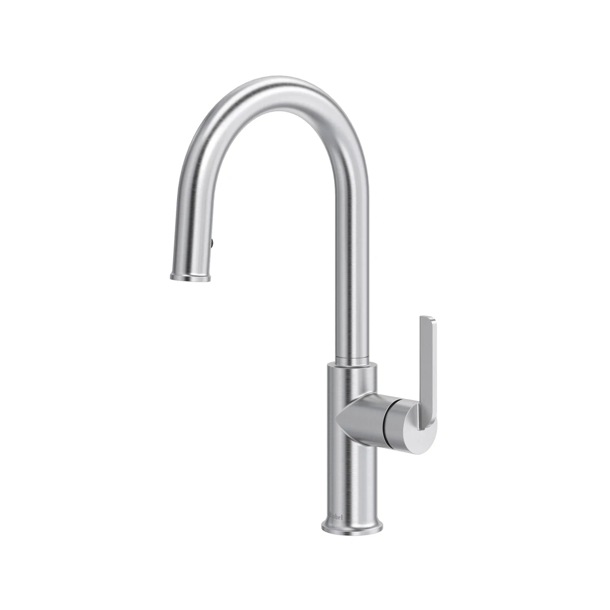 Robinet de cuisine rétractable avec douchette à jet unique RIOBEL AuthenticaMC - AU101-Acier inoxydable