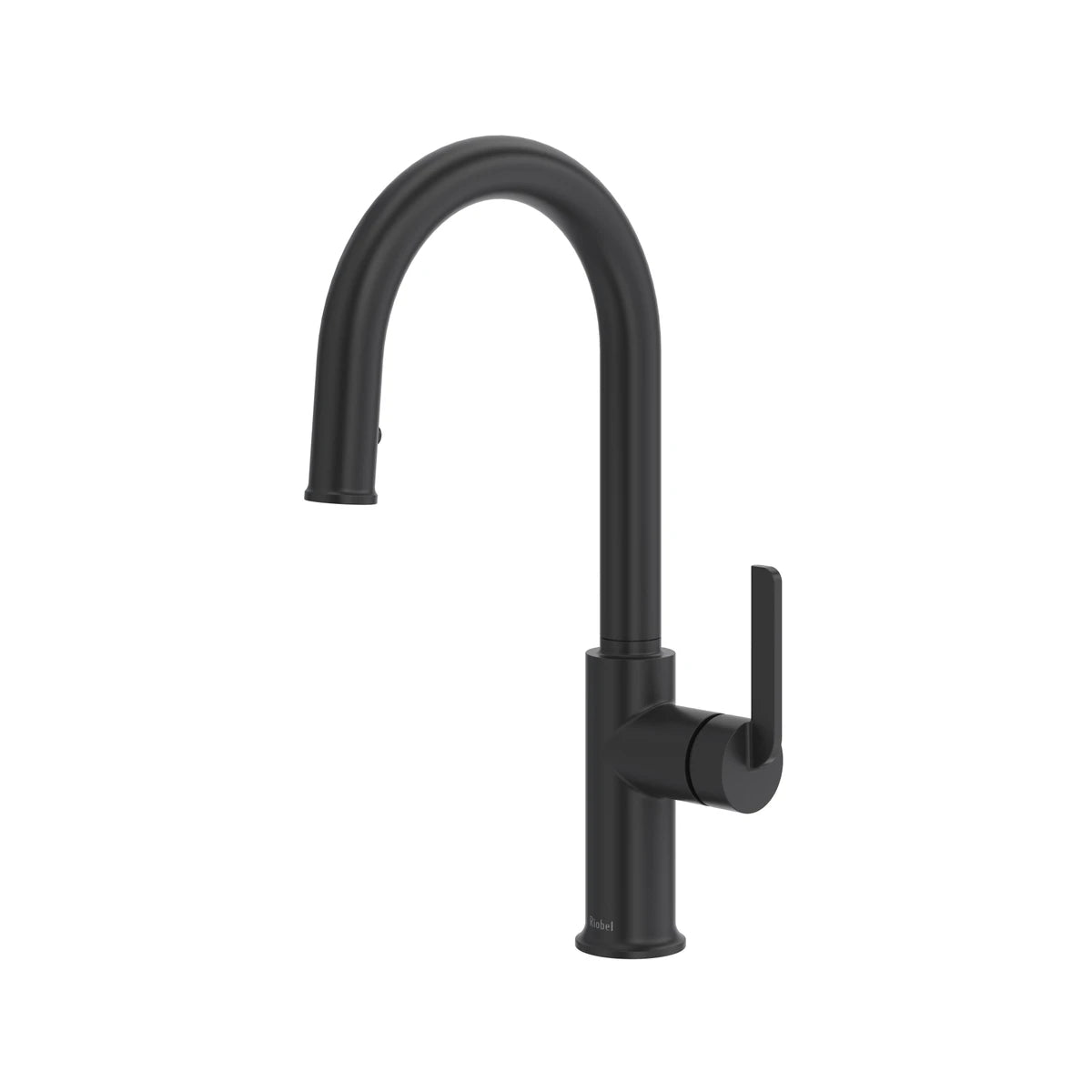 Robinet de cuisine rétractable avec douchette à jet unique RIOBEL AuthenticaMC - AU101-noir
