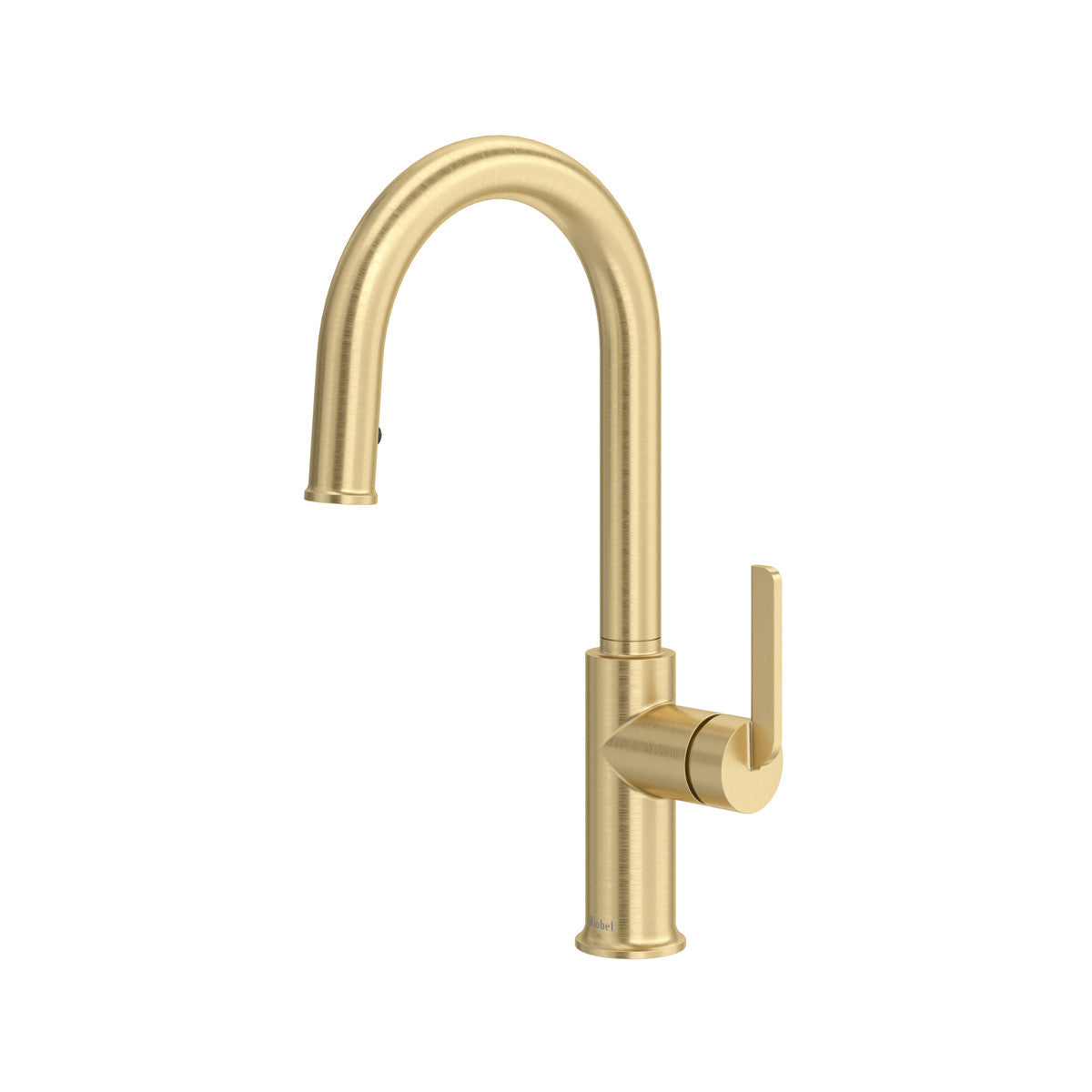 Robinet de cuisine rétractable avec douchette à jet unique RIOBEL AuthenticaMC - AU101-or satin
