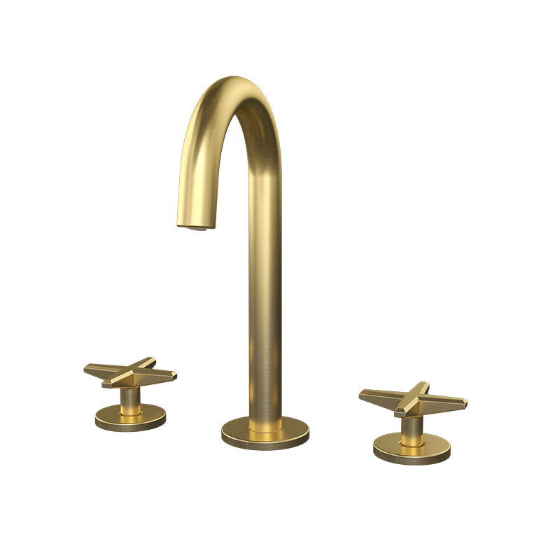 Robinet de lavabo Rubi Lexa 8 po à entraxe-gold
