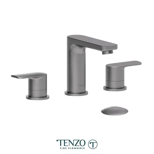 Robinet de lavabo TENZO Delano 8po avec drain (overflow)-gaphite