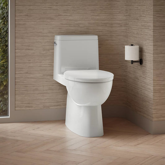 Toilette allongée compacte monopièce REACH