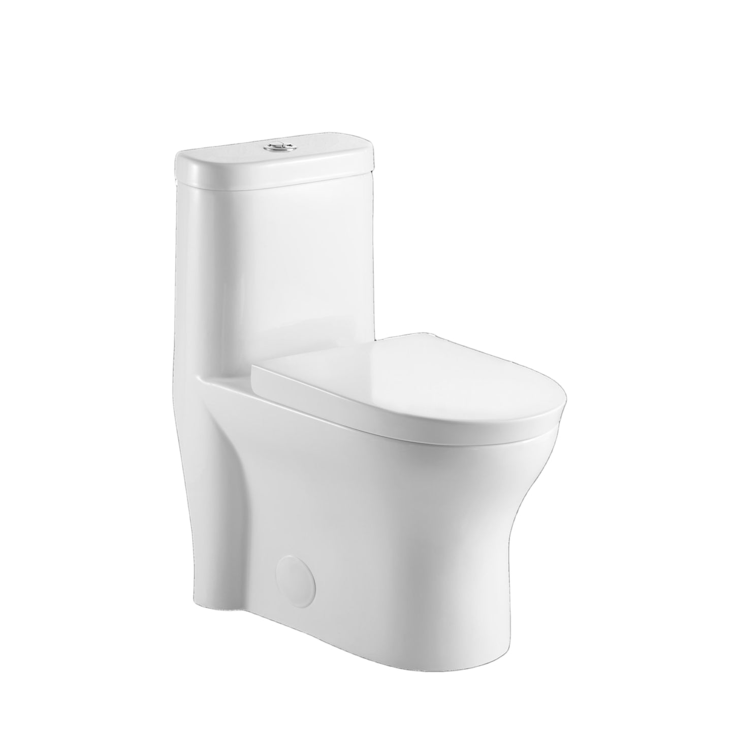Florence one-piece elongated toilet dual flush 4.1/6L in white