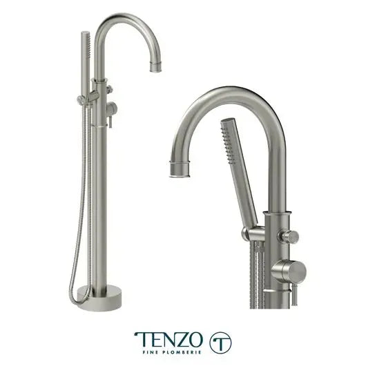 Robinet de bain Alyss autoportant or brossé