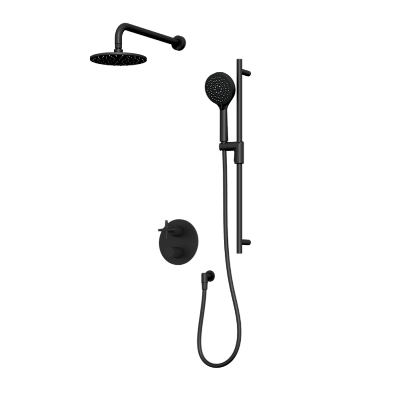 LEXA THERM. SHOWER SYSTEM (RTPR08 AND RBDHR16) NPT BK