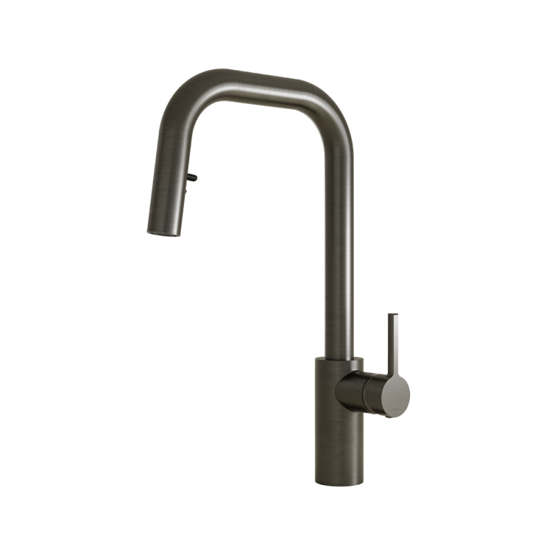 NAO ROBINET CUISINE DOUCHETTE 2 JETS NOIR MAT